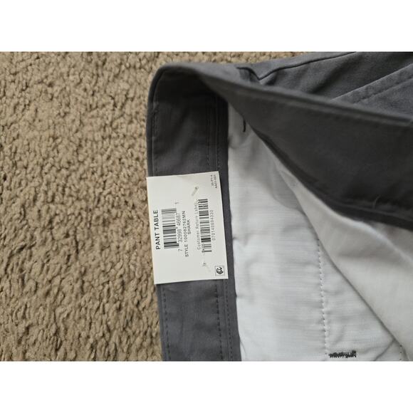 Club Room Chino Pant 4-Way Stretch Comfort Waist 33 Waist 32 Length NWT Gray men - Picture 3 of 6